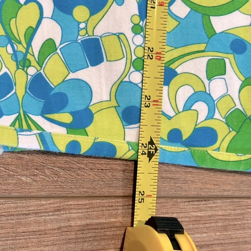 New! Maggie & Zoe Size 7 Retro Print Green and Blue Dress